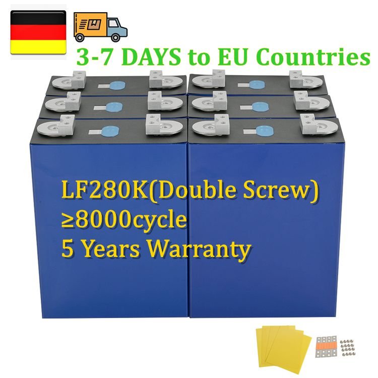 EU Stock German Warehouse 3.2V 280Ah Lifepo4 cell Lithium-ion Batteries Grade A