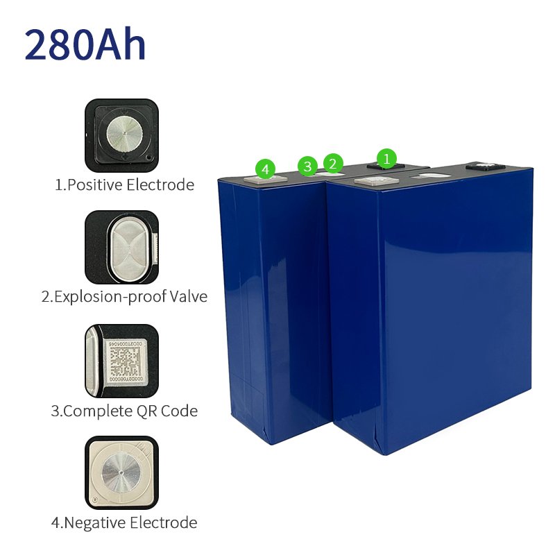 EU Stock German Warehouse 3.2V 280Ah Lifepo4 cell Lithium-ion Batteries Grade A