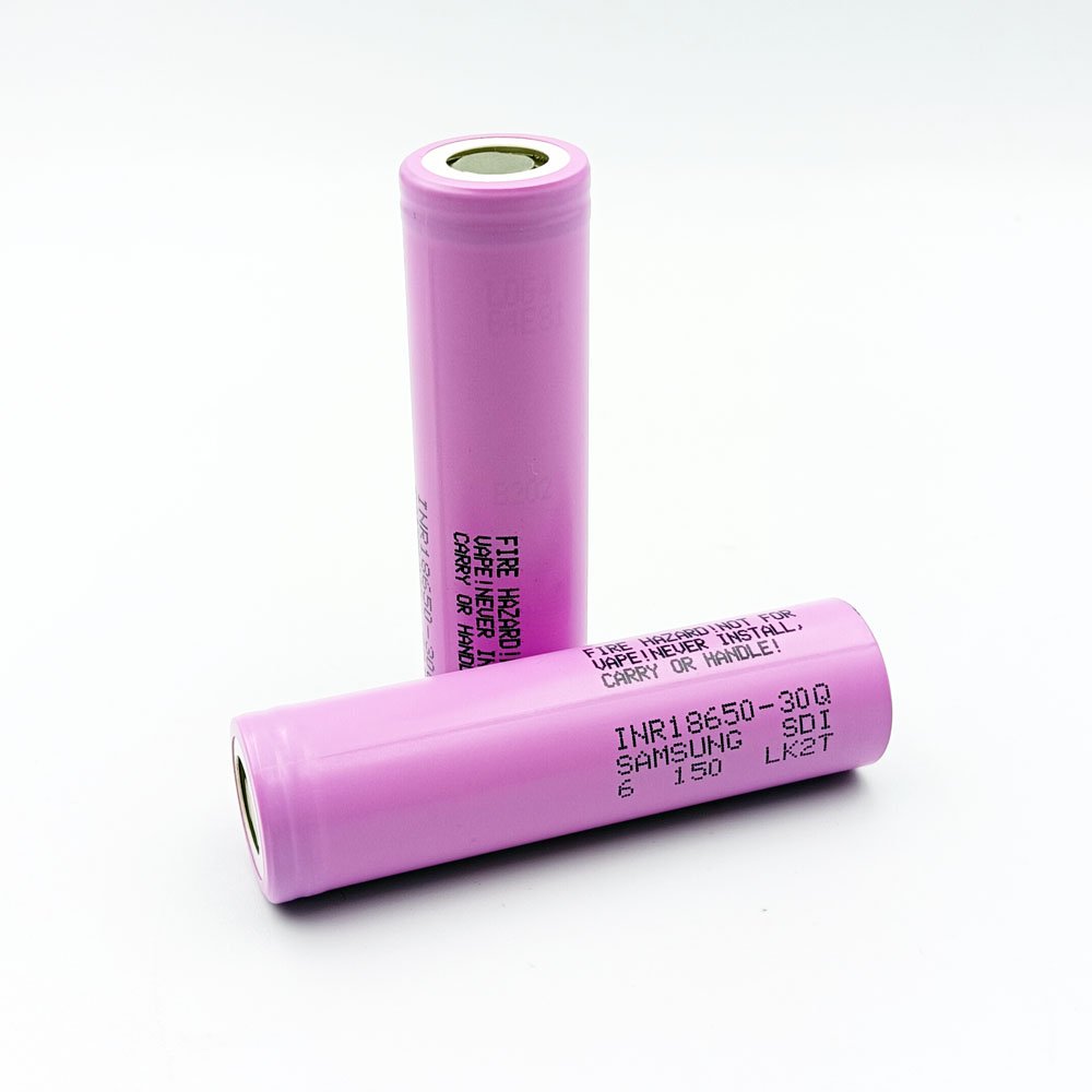 Large Capacity Original Brand 3.6V 3000mAh 18650 30Q 30A Discharge Current Rechargeable Lithium for Samsung Battery