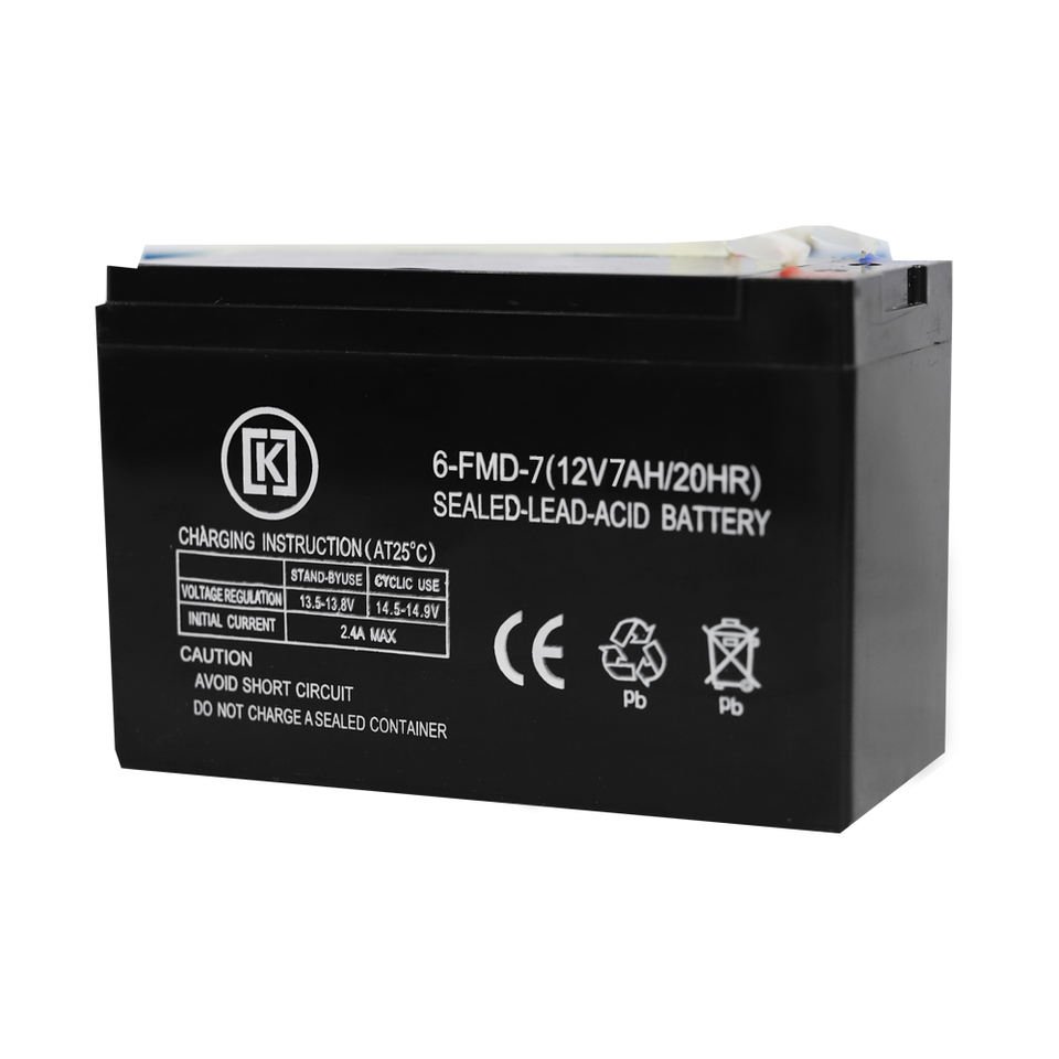Safe 12v 7ah Rechargeable Energy Storage Battery Suitable Lead Acid Battery For Medical Device Oxygen Generators