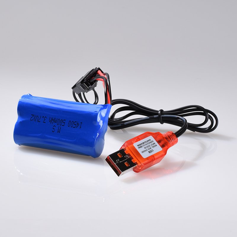 CROWN V OEM Li-ion battery pack 500 mah 7.4V 14500 lithium ion battery pack