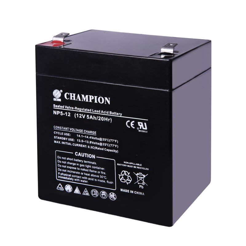 -20 Celsius ~50 Celsius Storage Temperature 12V 5AH Sealed Lead-Acid Batteries Battery for Electric Forklifts