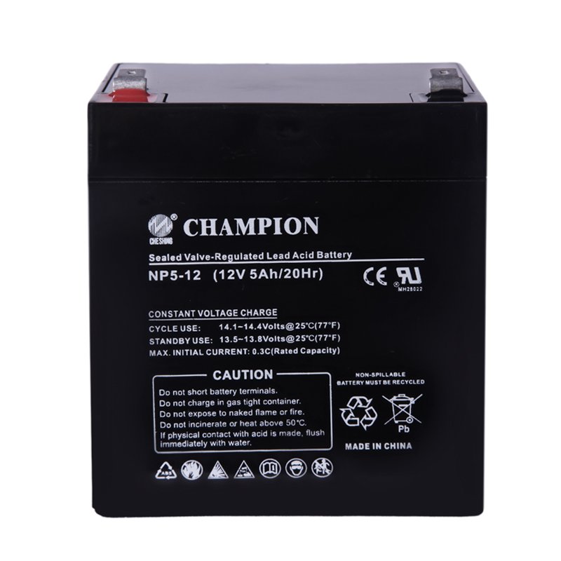 -20 Celsius ~50 Celsius Storage Temperature 12V 5AH Sealed Lead-Acid Batteries Battery for Electric Forklifts