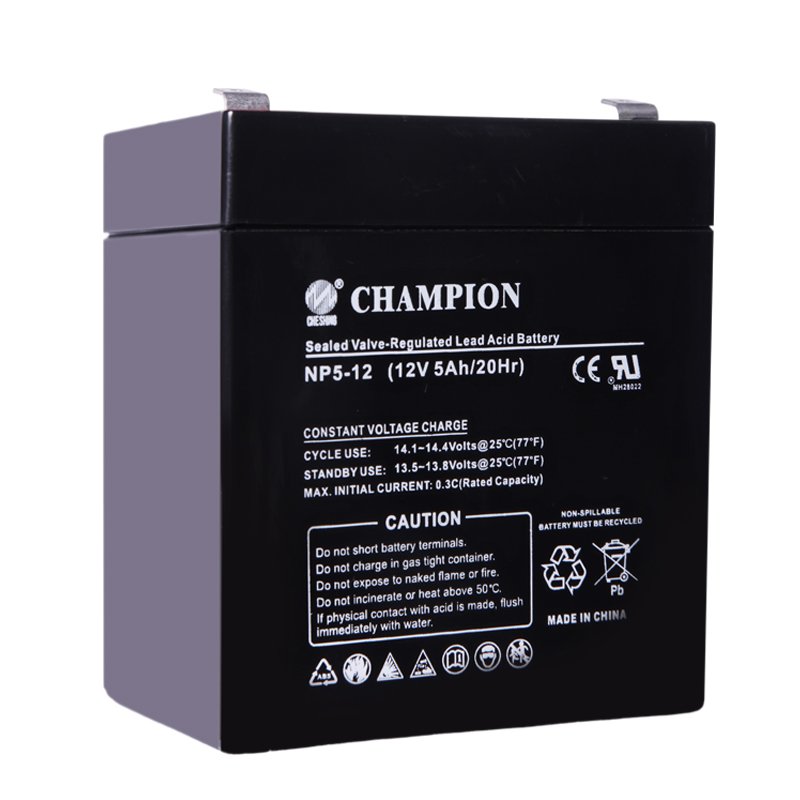 -20 Celsius ~50 Celsius Storage Temperature 12V 5AH Sealed Lead-Acid Batteries Battery for Electric Forklifts
