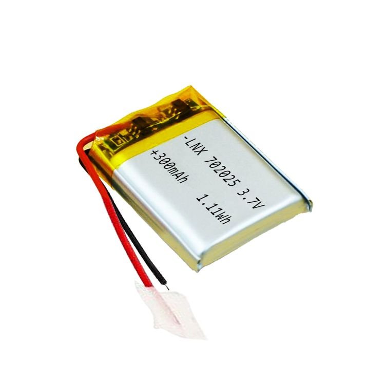 2024 Top Selling 702025 Lithium Ion Battery 300mAh Rechargeable Battery For home Appliances
