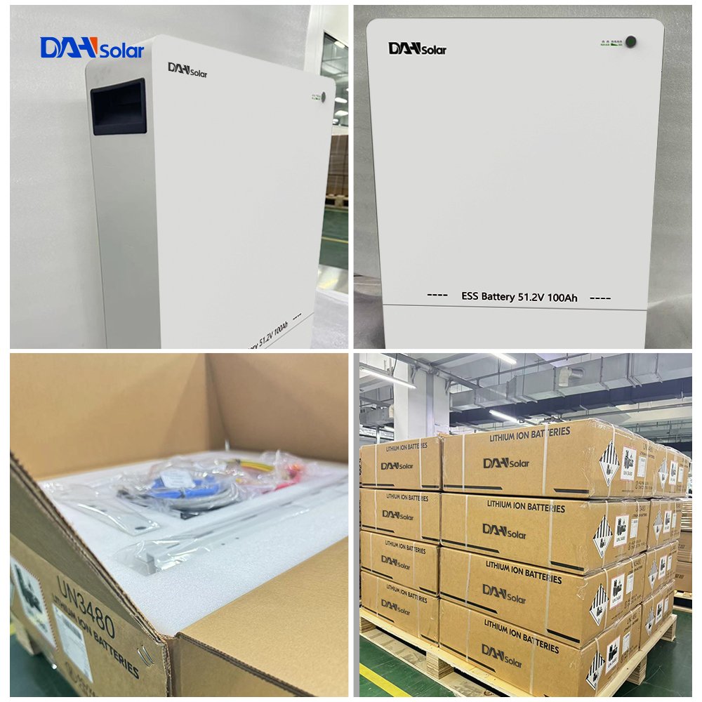 DAH Home Energy Storage Battery Wall-Mounted 5Kwh 51.2V Solar Battery 100ah