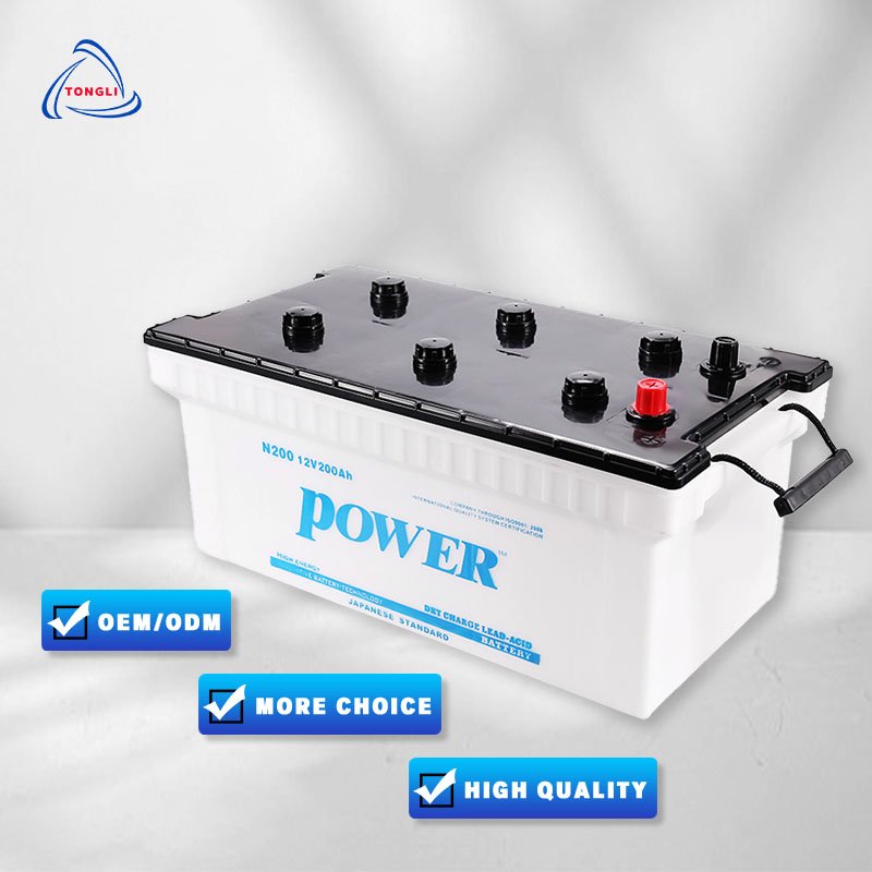 Factory price dry battery 12v 200ah car battery jump starter import battery for cars from China manufacturer