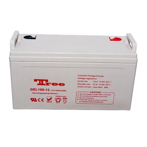 Hybrid energy system agm battery 12v 100ah 120ah 125ah 12volt silicon gel solar battery for 5kw 10kw solar power system