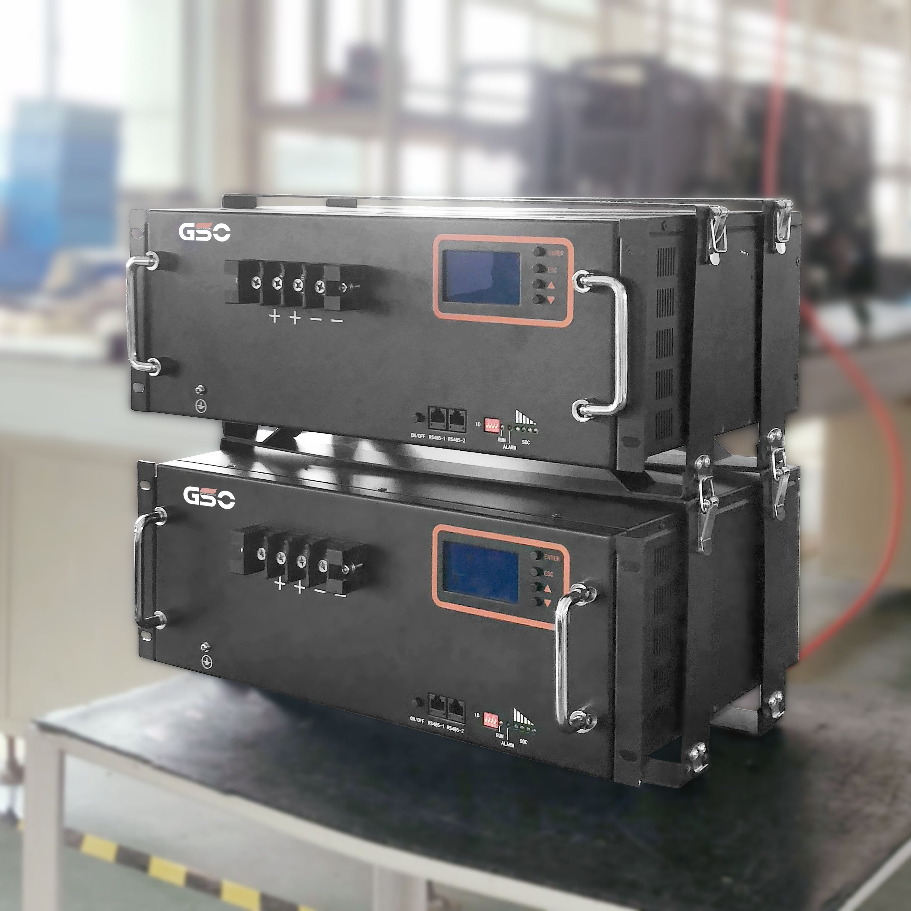 GSO battery lifepo4 48v 50AH Rack-LiFePO4 Battery Use the cell 3.2V 50AH to form can be used as a battery wall