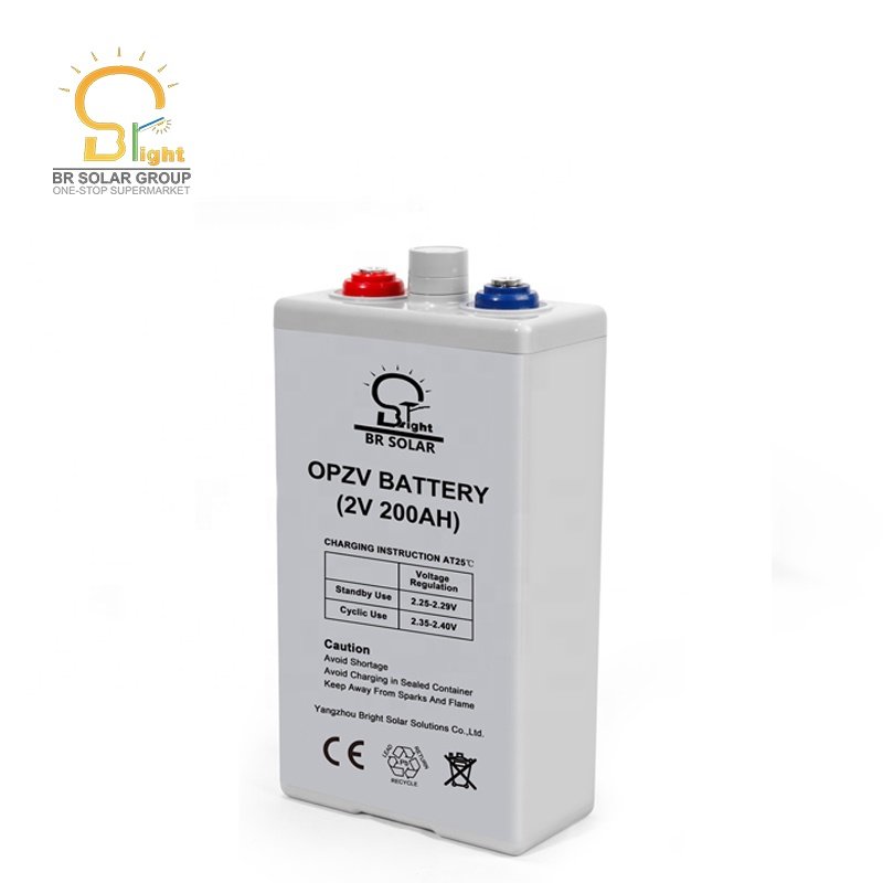 2V 200AH 1000AH 2000AH 3000AH Valve Regulated Lead Acid Tubular Plate Battery Solar OPZV OPZS Battery