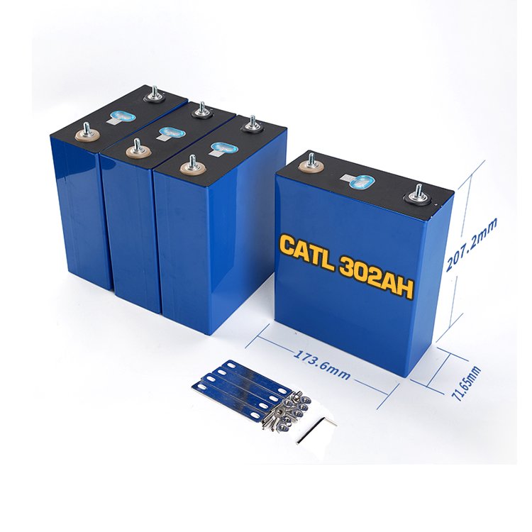 CATL LF302 302ah 3.2V LiFePO4 Lithium ion Prismatic Battery Cell off grid 12V 48V Solar Storage System Pack