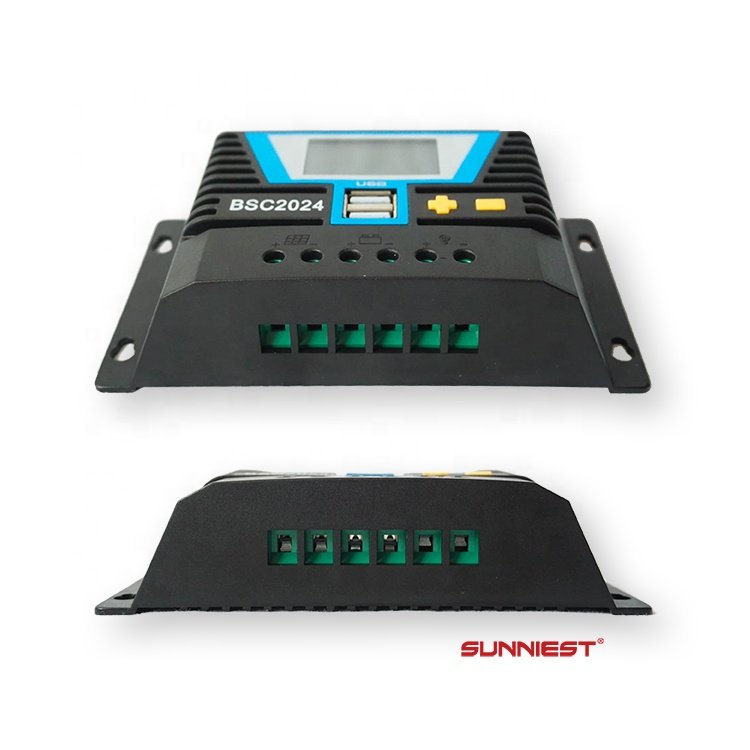 Chinese Manufacturer 20A Backlightshows the Current solar charge controller Suitable for Lead-Acid Battery & Lithium Battery