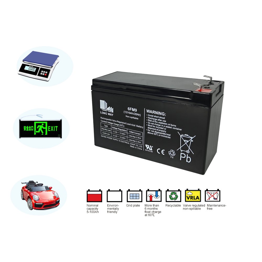 Hot selling 12V9Ah AGM battery lead acid battery technology for backup power electric tool