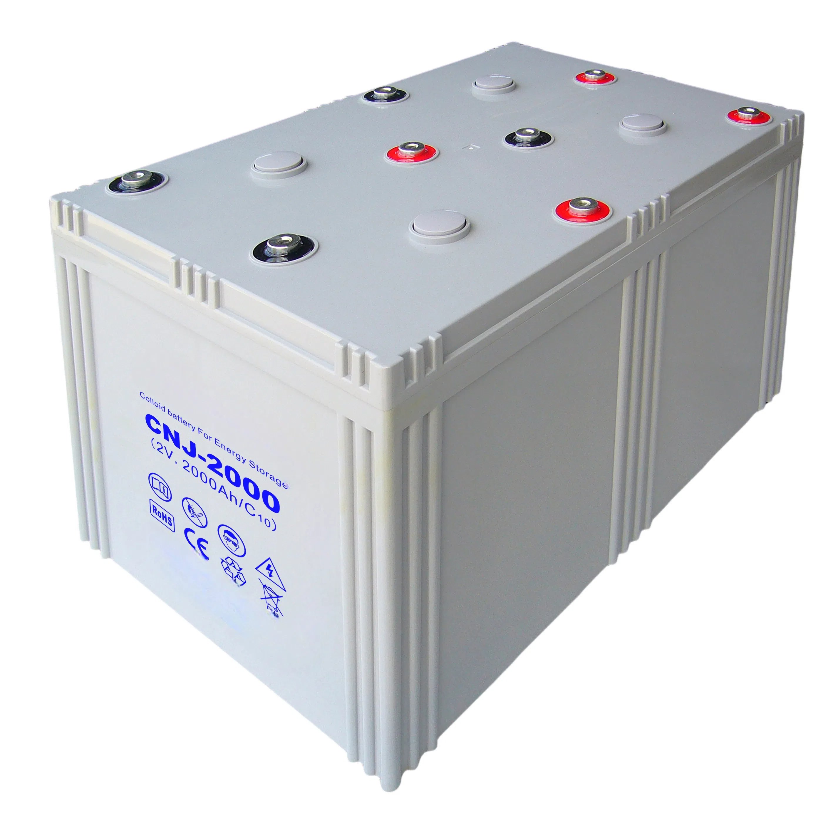 High Capacity 2V 1000Ah 1500Ah 2000Ah Customized AGM Tech Sealed Colloid Lead Acid Battery