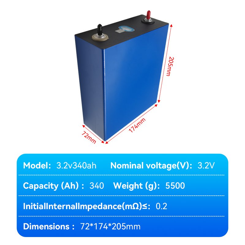 3.2v 200Ah 280Ah 300ah 310 320ah 340ah house system car lifepo4 packs solar lithium energy storage battery lithium ion batteries