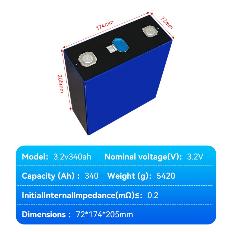 3.2v 200Ah 280Ah 300ah 310 320ah 340ah house system car lifepo4 packs solar lithium energy storage battery lithium ion batteries
