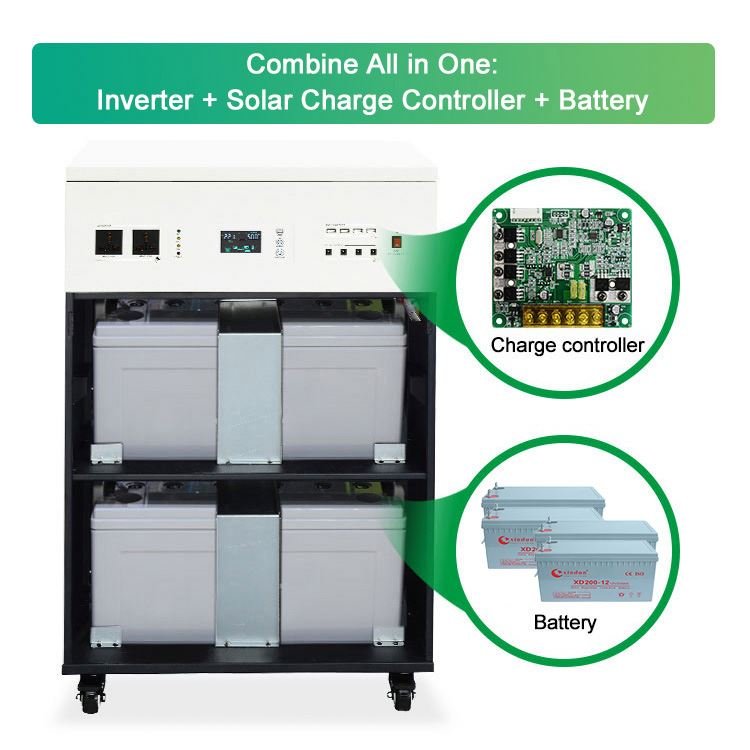 Complet Home Solar System Hybrid 5kw 6kw 4kw 7kw Pure Sine Wave Off Grid Batteries Solar System 5kw