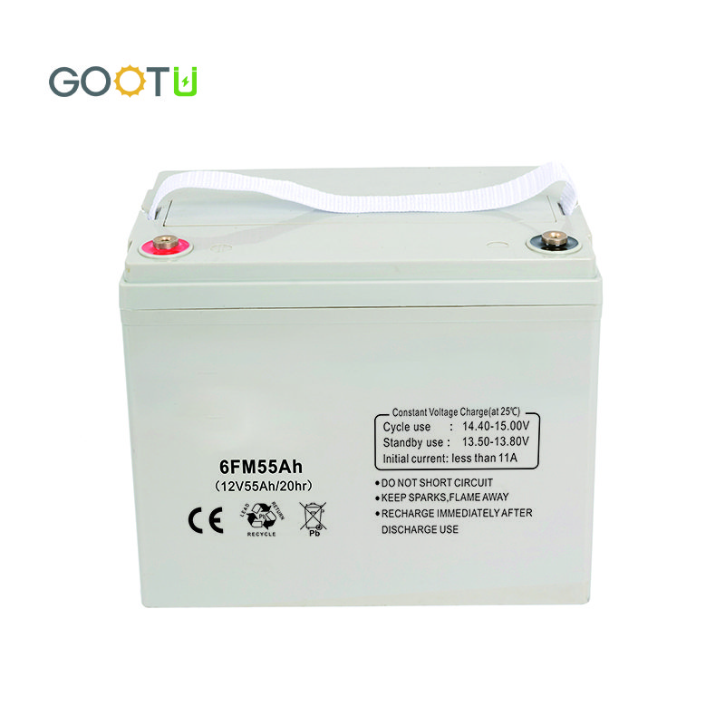 GOOTU 100Ah 150Ah 200Ah 250Ah Deep Cycle Energy Storage 12Volt Lead Acid Batteries Gel Solaire 12V 200Ah For Solar System