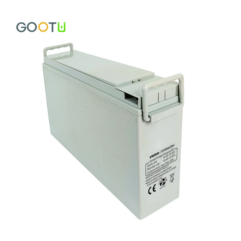 GOOTU 100Ah 150Ah 200Ah 250Ah Deep Cycle Energy Storage 12Volt Lead Acid Batteries Gel Solaire 12V 200Ah For Solar System