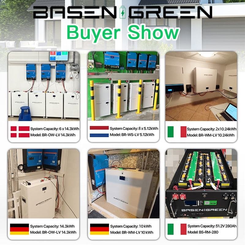 Solar energy storage lithium ion battery 10kw 15kwh 48v 280ah 300ah lifepo4 48v 100ah 200ah lithium battery pack