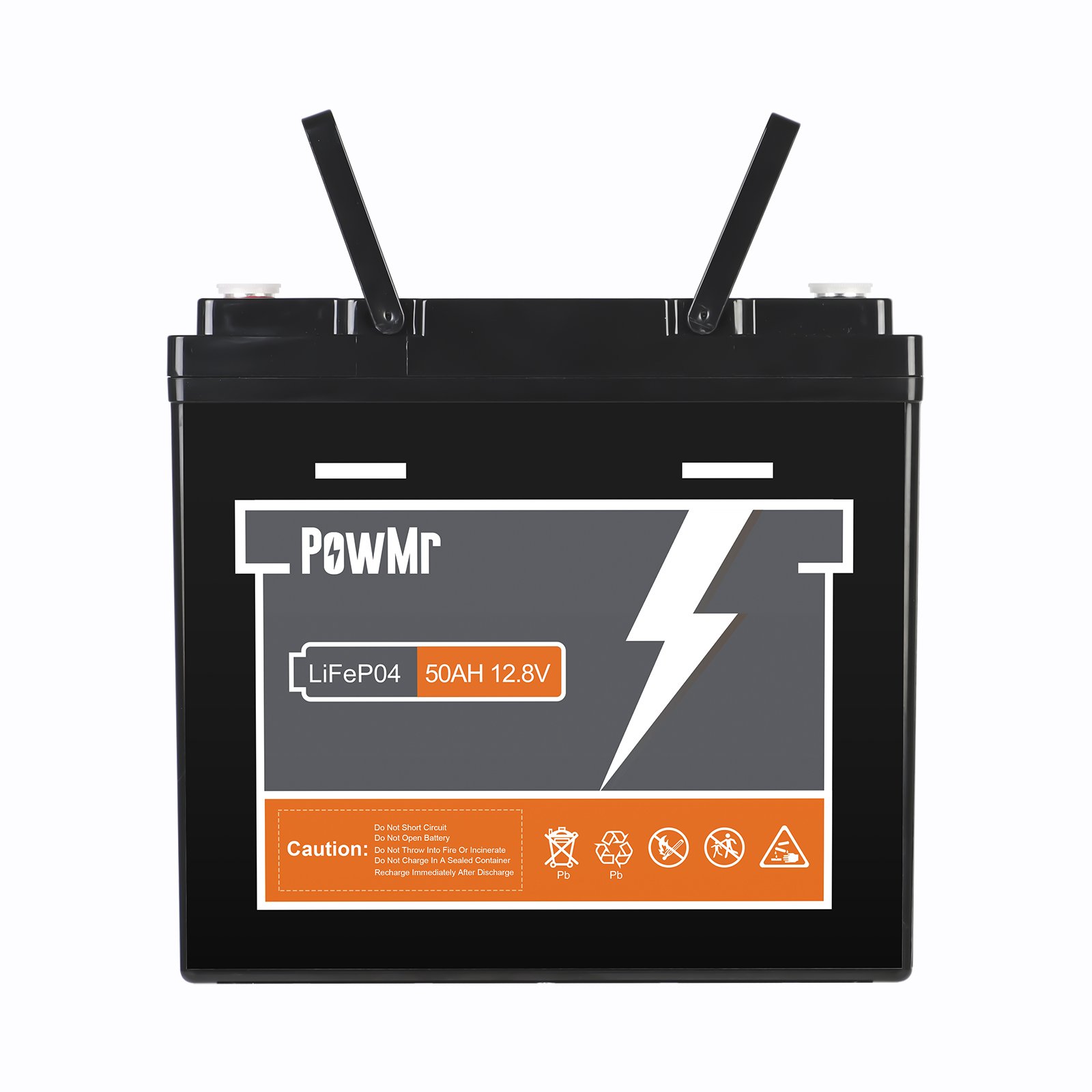 PowMr 30Ah 50Ah Lithium iron Phosphate Battery 12.8V 384Wh 640Wh Support Parallel Series Lifepo4 Solar Battery
