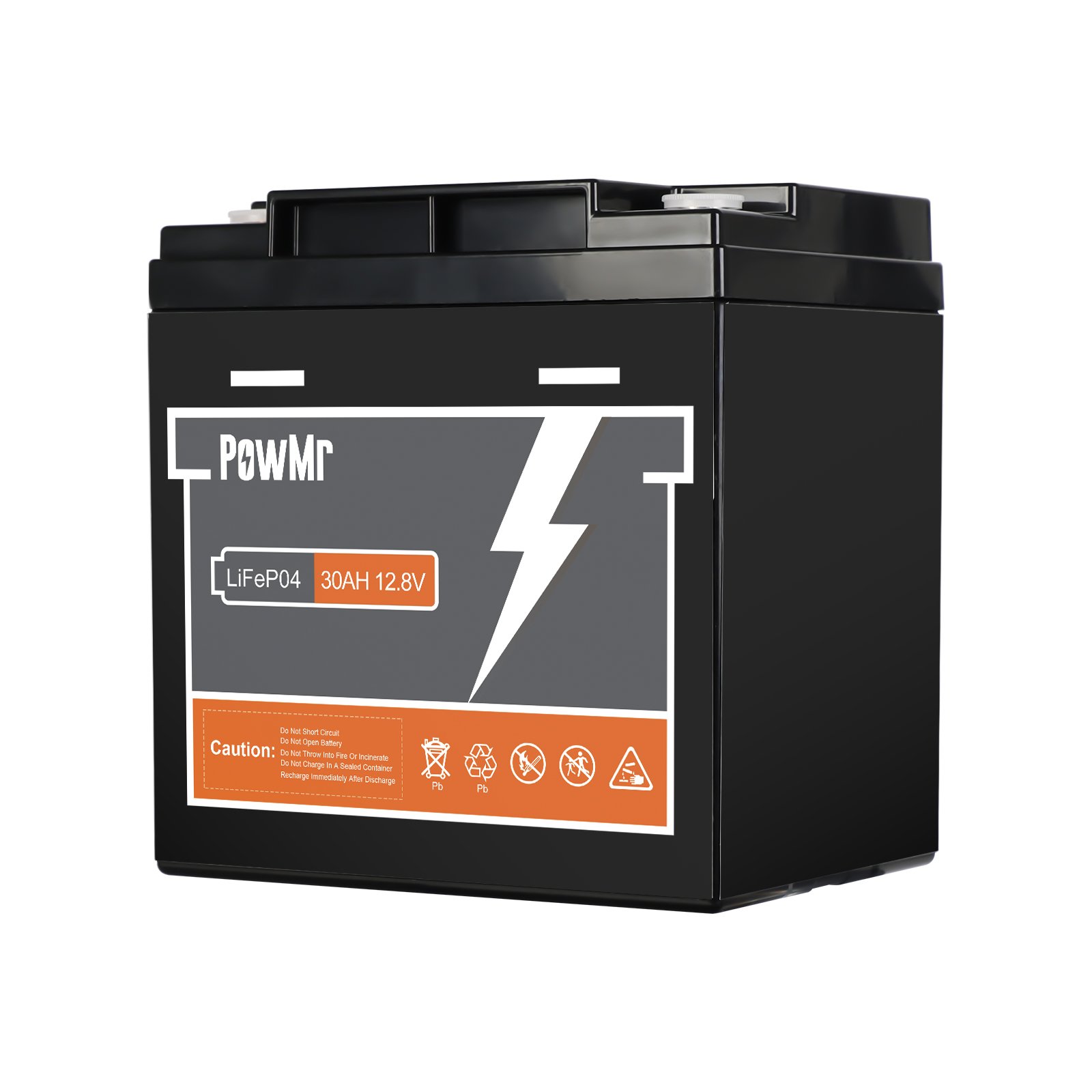 PowMr 30Ah 50Ah Lithium iron Phosphate Battery 12.8V 384Wh 640Wh Support Parallel Series Lifepo4 Solar Battery