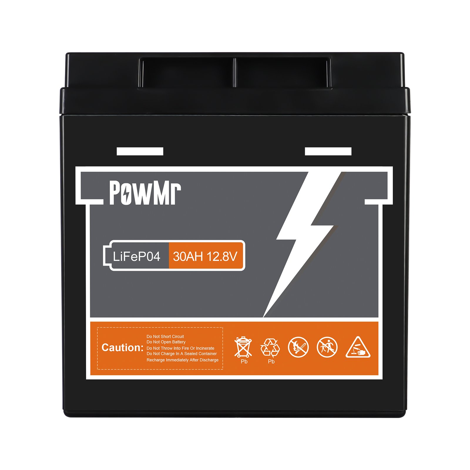 PowMr 30Ah 50Ah Lithium iron Phosphate Battery 12.8V 384Wh 640Wh Support Parallel Series Lifepo4 Solar Battery