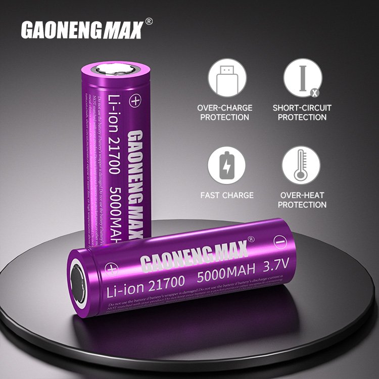 21700 5000mah rechargeable lithium ion batteries 3.7v lithium ion battery 21700 battery