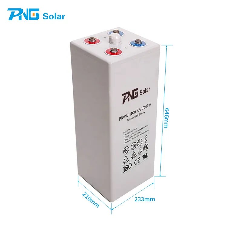 PNG 2V 800ah 1000ah Alve Regulated Lead Acid Battery Opzv Battery in Chinese Stock
