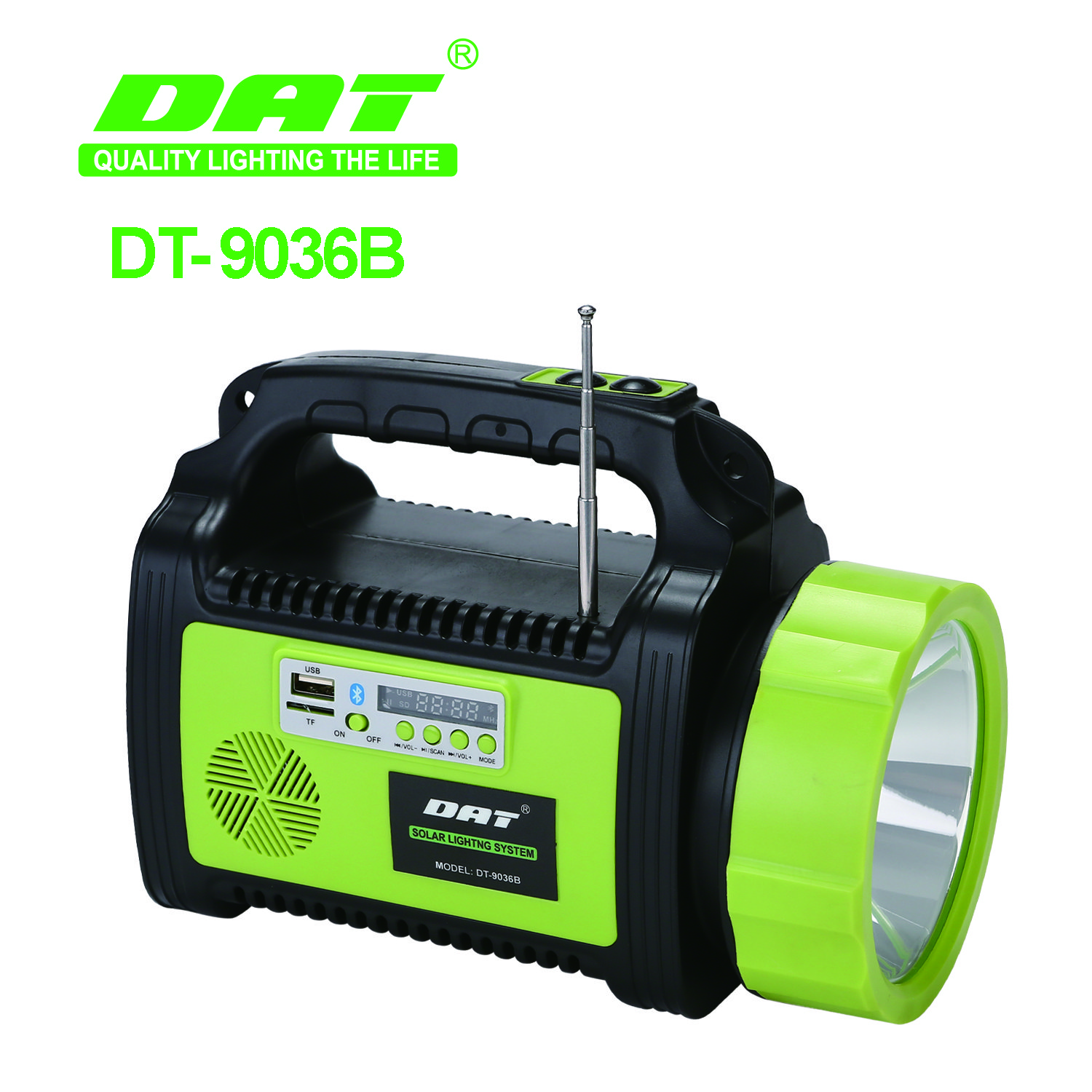 DT-9036 DAT solar lighting kits use for power shortage country and island country solar lighting system with light