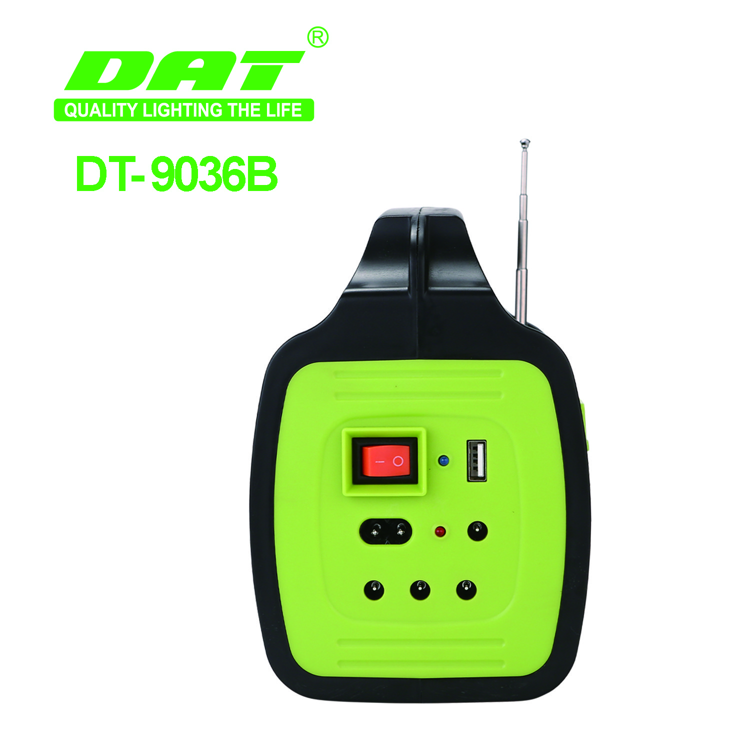 DT-9036 DAT solar lighting kits use for power shortage country and island country solar lighting system with light