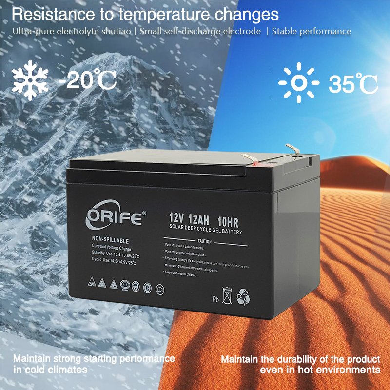 ORIFE custom Pb 99.994% long life sealed agm 12v 12ah 10hr lead acid battery charger