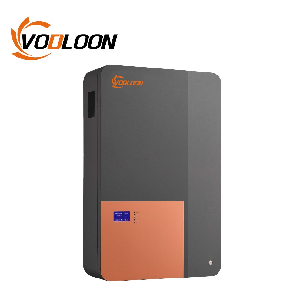 Vodloon Power wall Home LiFePO4 Battery 48V 5kwh 10kwh 10kw 100ah 200ah Household Solar Energy Storage Lithium Ion Battery