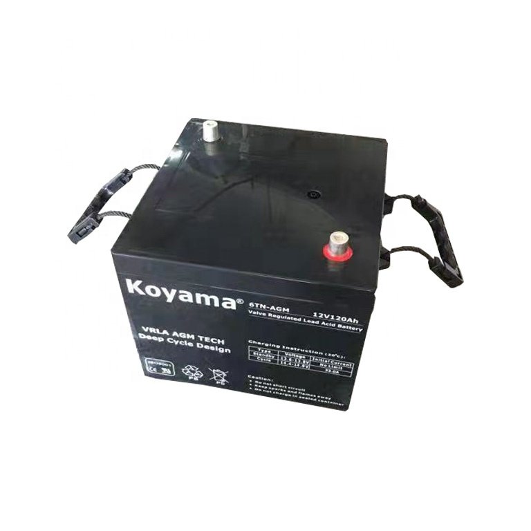 6TN AGM Battery 12V 120AH sealed lead acid Battery for Pakistan