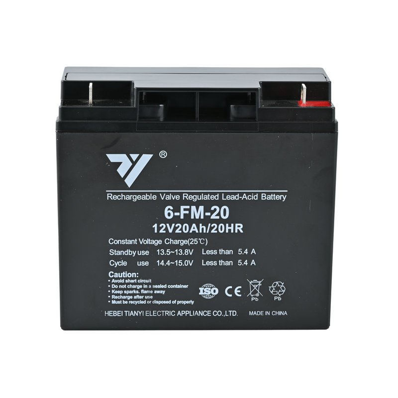 TIANYI Rechargeable battery UPS EPS Emergency System Fire Fighting Solar Energy Solar Power 12V 20AH 20HR Lead-Acid Battery
