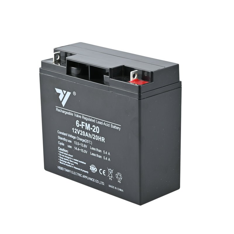 TIANYI Rechargeable battery UPS EPS Emergency System Fire Fighting Solar Energy Solar Power 12V 20AH 20HR Lead-Acid Battery