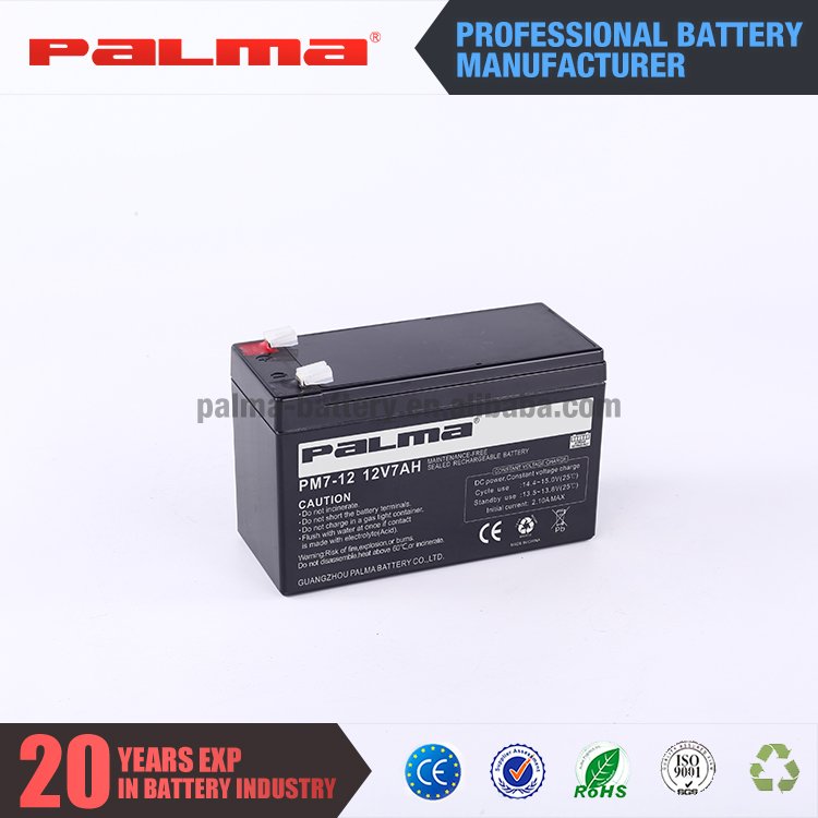High -performance Palma electric cart 12V 7AH lead -acid battery medical equipment electric wheelchair battery