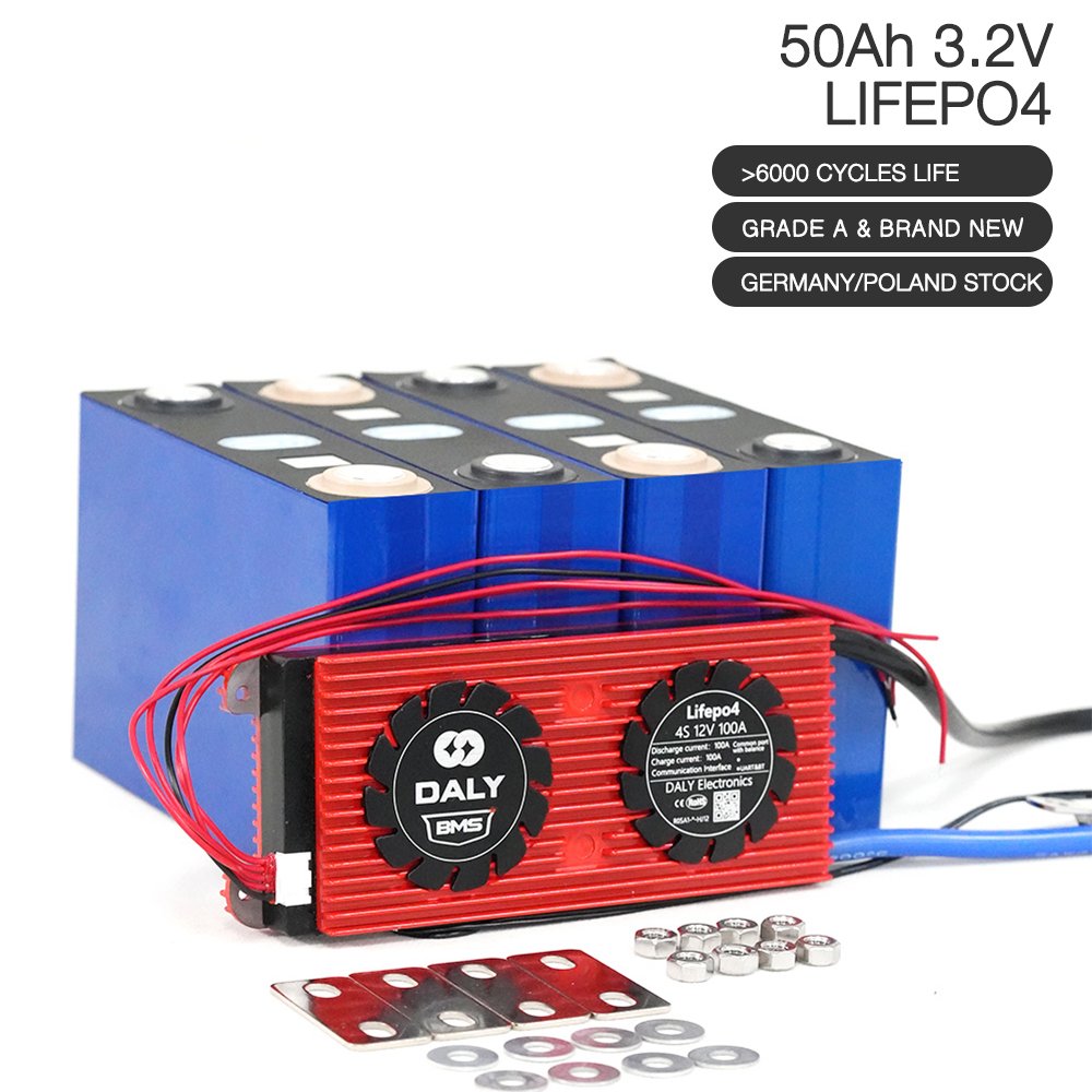 Factory price Grade New LiFePO4 li-ion battery cell 3.2V 50ah 52ah 60ah 92ah 100ah 150ah lithium batteries