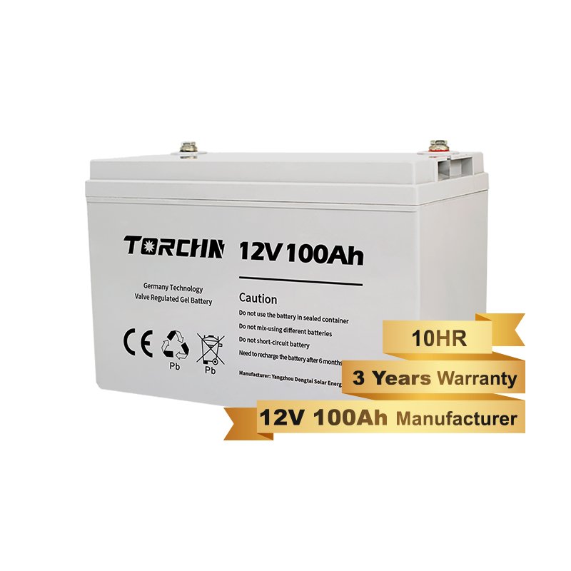 TORCHN 12V 100Ah Solar Gel Battery for Home Solar Energy System 12V 100Ah 150Ah 200Ah 250Ah Lead Acid Battery