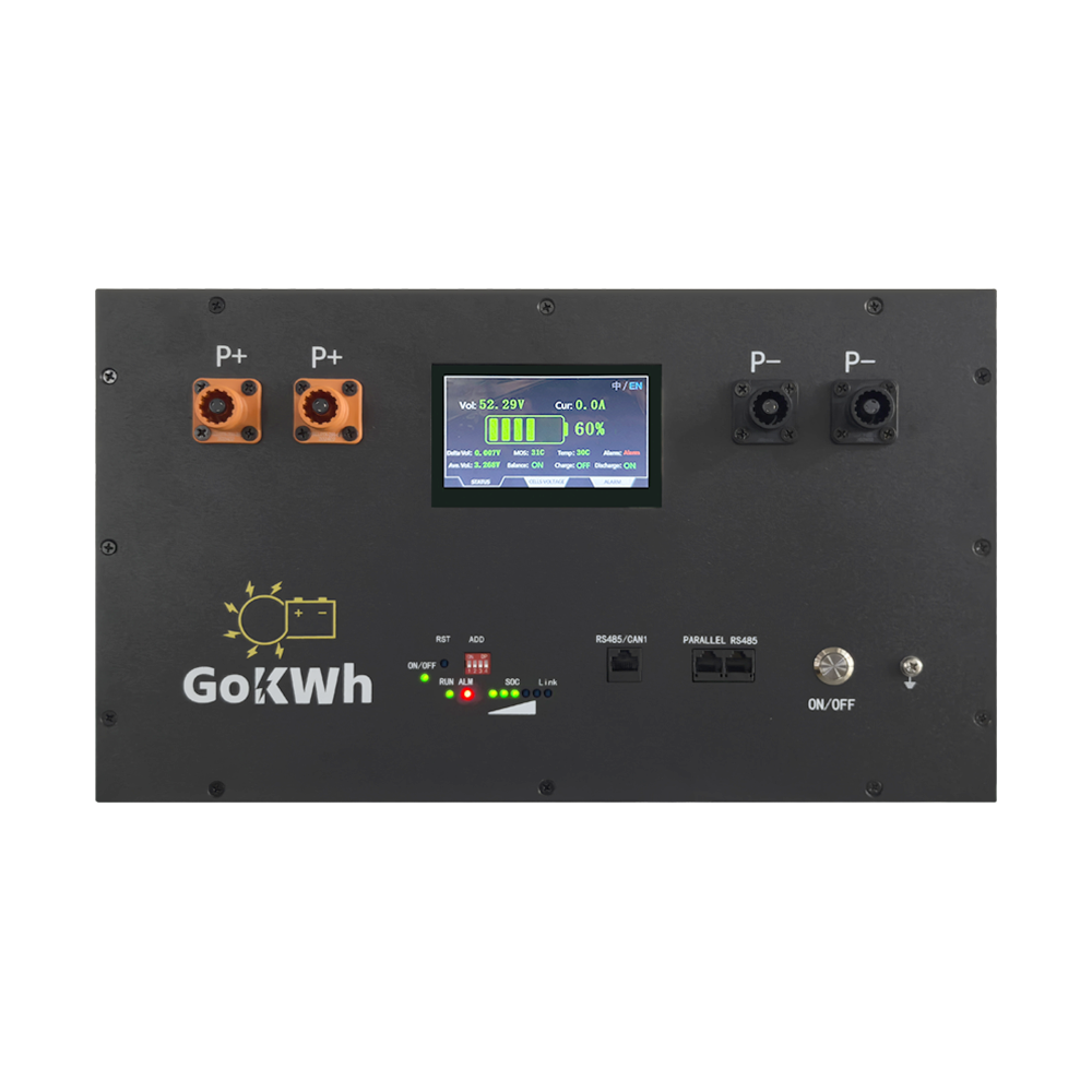 GoKWh LiFePO4 Kit 48V 360Ah 340Ah 320Ah 300Ah 280Ah 51.2V Lithium ion Battery Akku Inverter Off Grid Solar Energy Storage System
