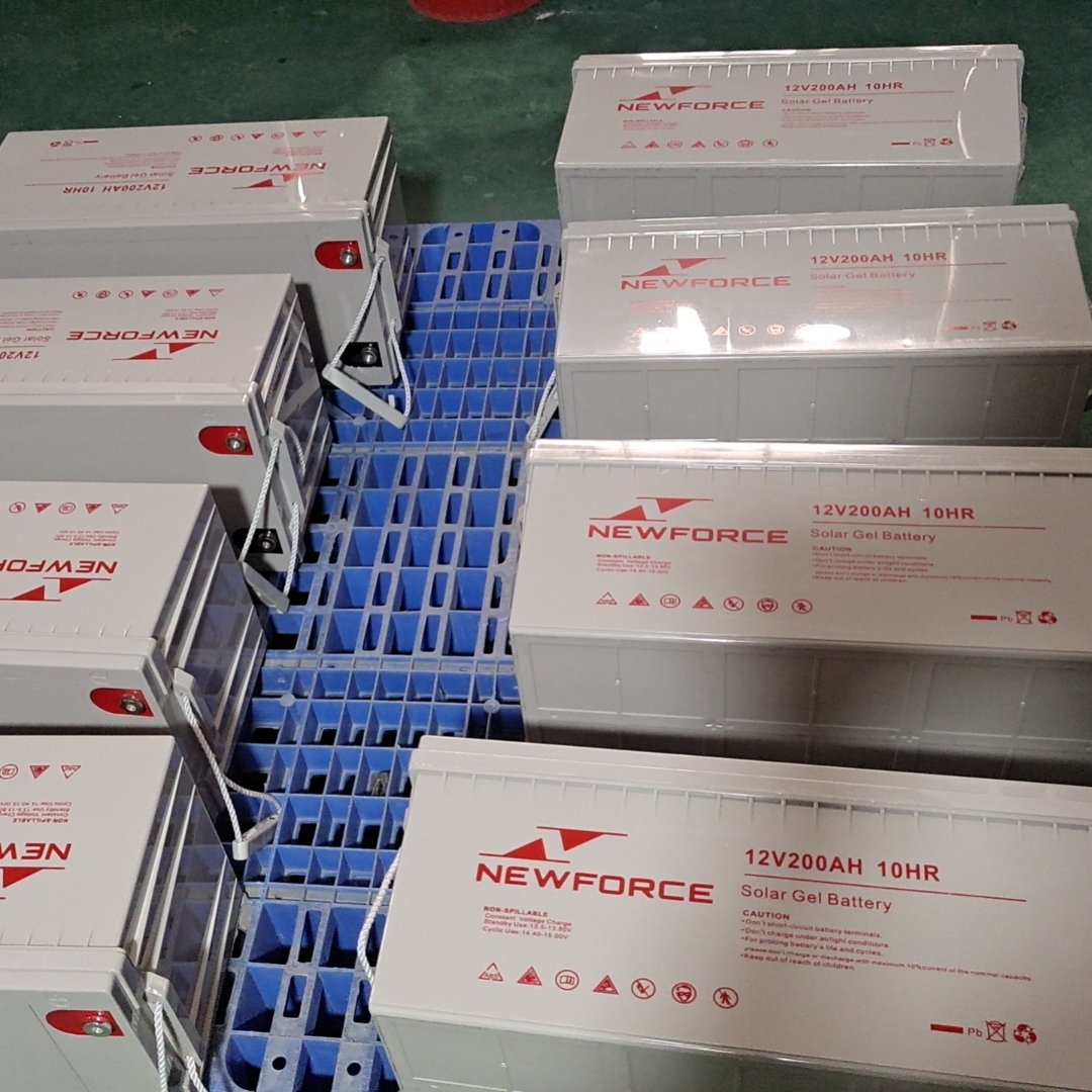 Gel Long Life 12V 200AH Solar Energy System Battery Smart Free Maintenance Lead Acid Batteries