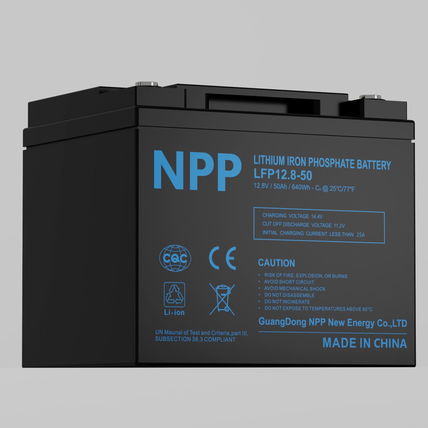Electric Forklift Battery High Quality 12.8V 50Ah AGV Replacement Lithium Ion Battery For Camping Car For RV Marine Battery
