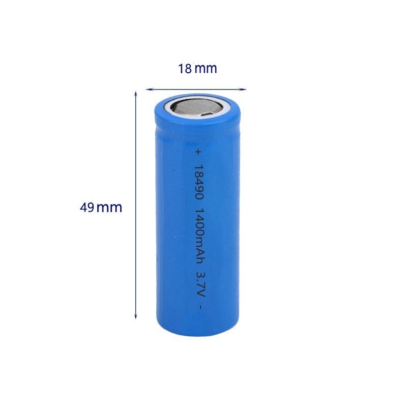 Factory wholesale OEM ODM rechargeable batteries 18490 18500 1400mAh lithium ion cell Li-ion battery 3.7V for Power Bank
