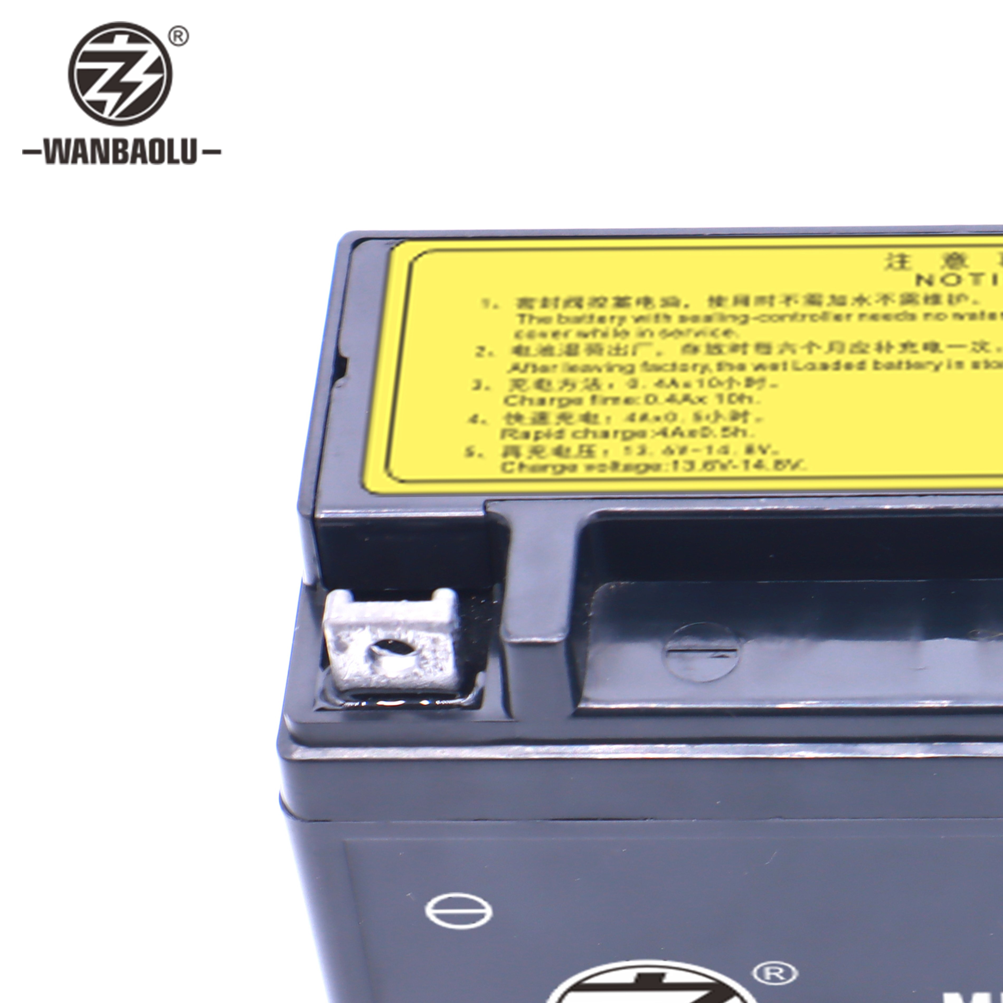 lead acid batteries 12V 6.5AH motorcycle battery YB6.5-B,12N6.5-3B