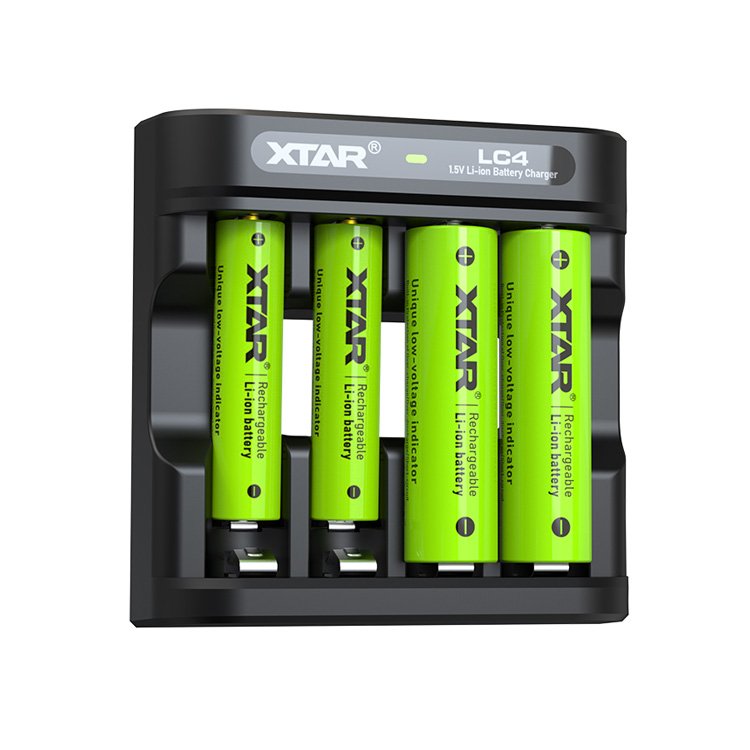2023 NEW XTAR 2700mWh 1.5V Li ion Rechargeable AA Lithium Batteries with LED Low Voltage Indicator