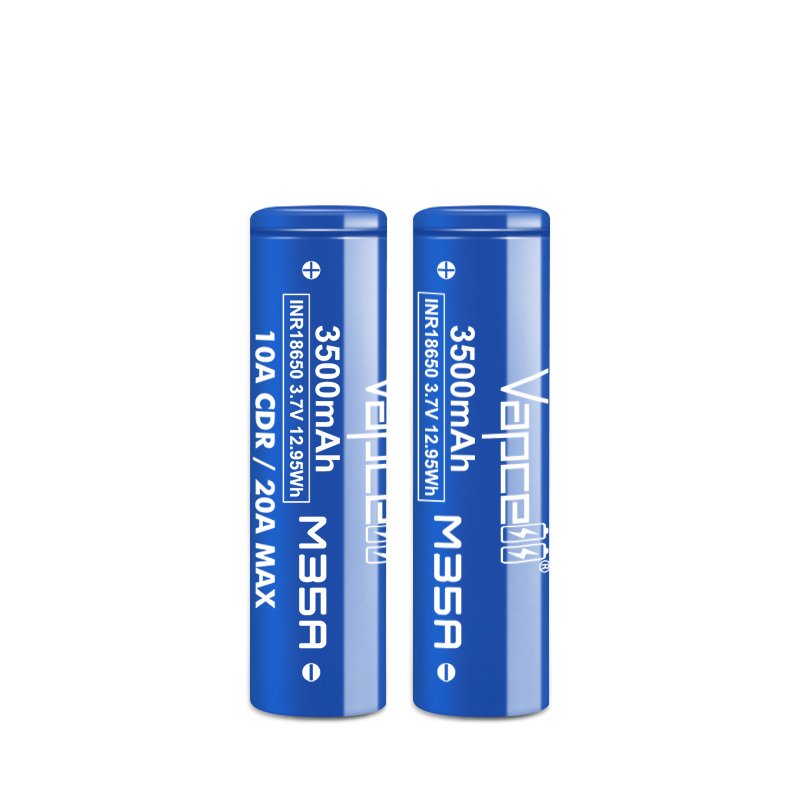 100% original M35A Vapcell 18650 M35A 3500mah 3.6v 10A/20A high capacity discharge for electric scooters