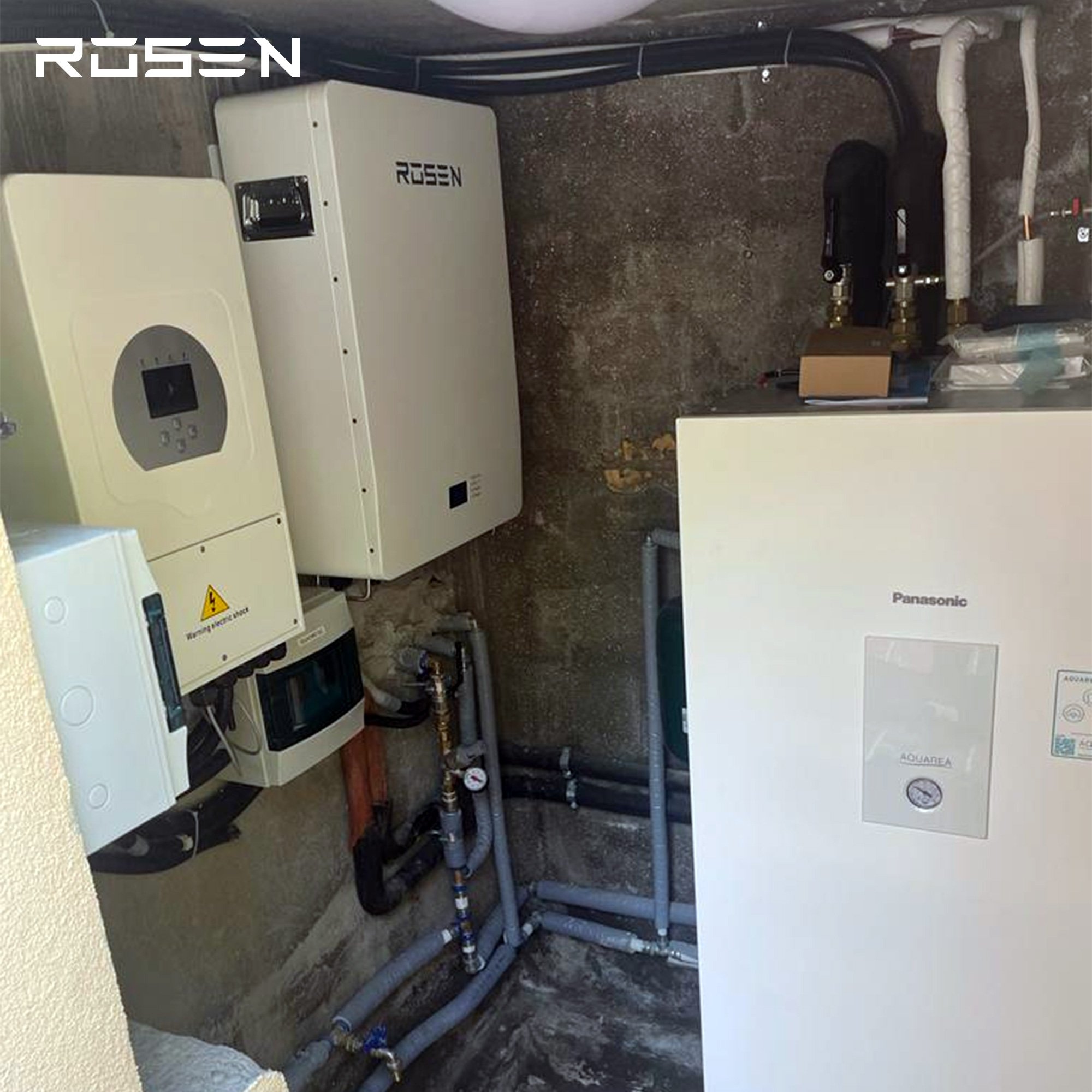 Rosen Solar Energy Storage 48V 200Ah Lithium Ion Battery Pack