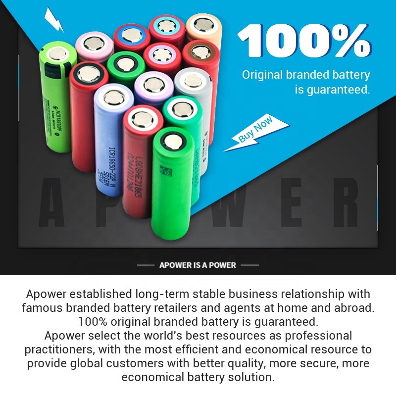Hot sale China brand li-ion Sinowatt cell E-bike E-scooter full rechargeable 18650 lithium ion battery