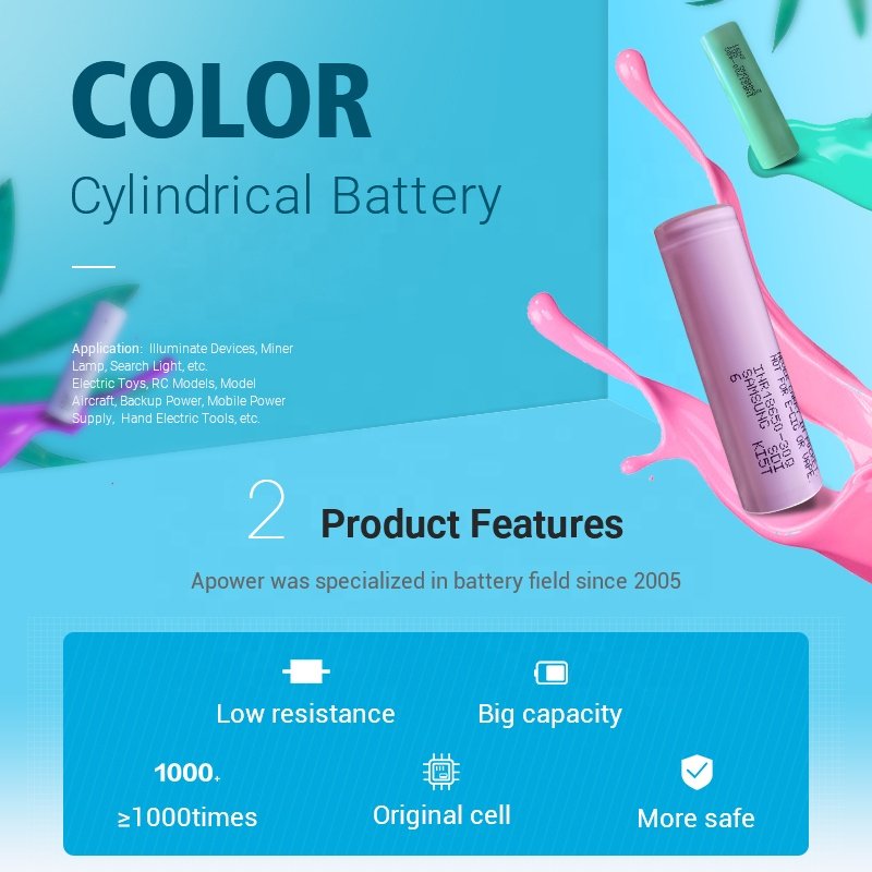 Hot sale China brand li-ion Sinowatt cell E-bike E-scooter full rechargeable 18650 lithium ion battery