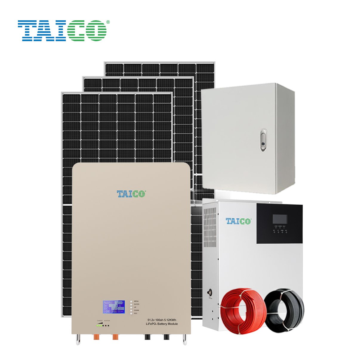 30KW 12KW 10KW 8KW 5KW solar panel system kit off grid home 48V 100Ah Solar Power System Home
